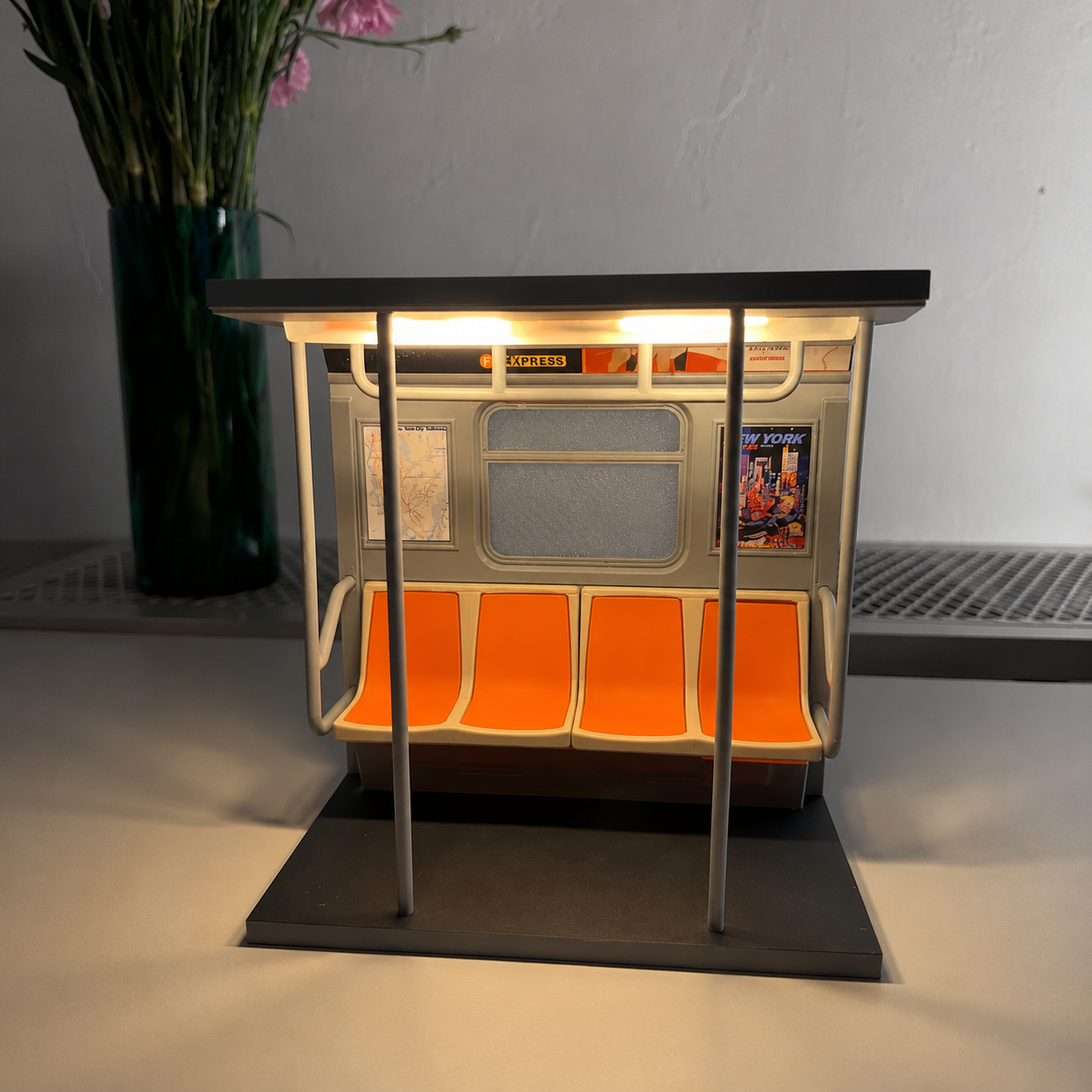 NYC Subway Train Lamp