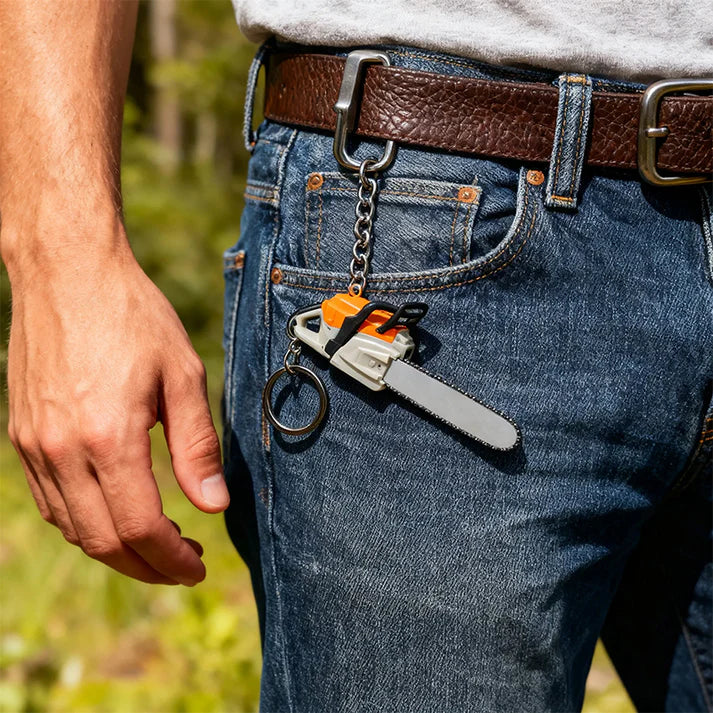 Chainsaw Keychain | Portable Chainsaw Key Ring