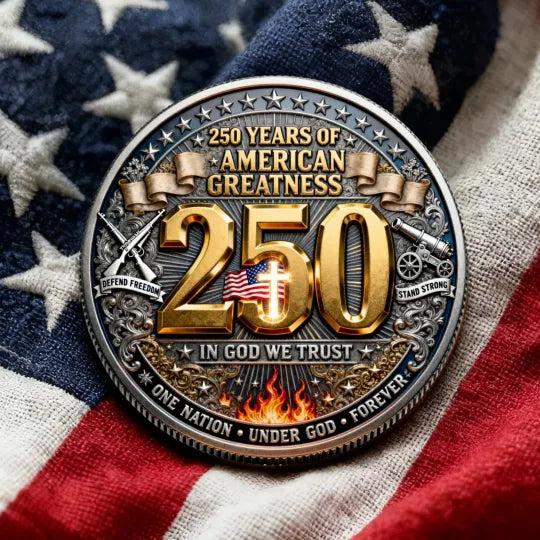 God Bless America 250 Years Of American Greatness Coin