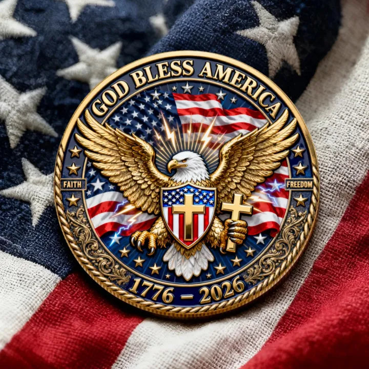 God Bless America 250 Years Of American Greatness Coin