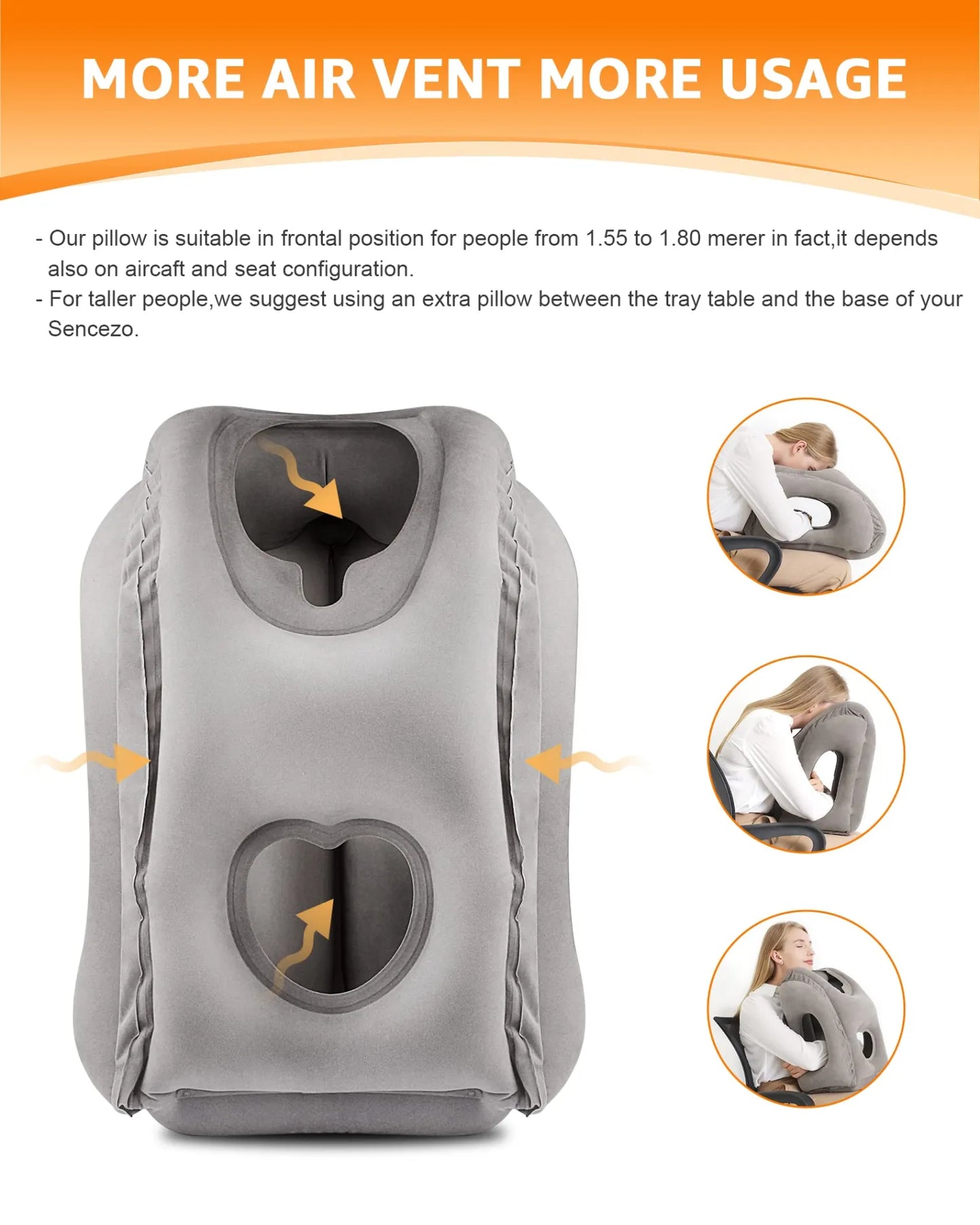 Inflatable Travel Pillow