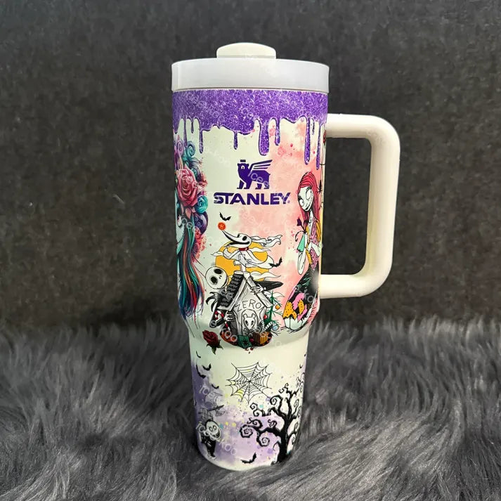 Christmas Eve Jack In-Car Insulated 1200ml Luminous Glow Tumbler