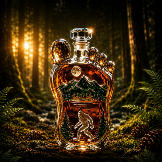Bigfoot Wilderness Whiskey Bottle