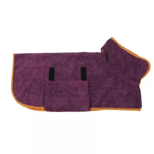Super absorbent pet bathrobe