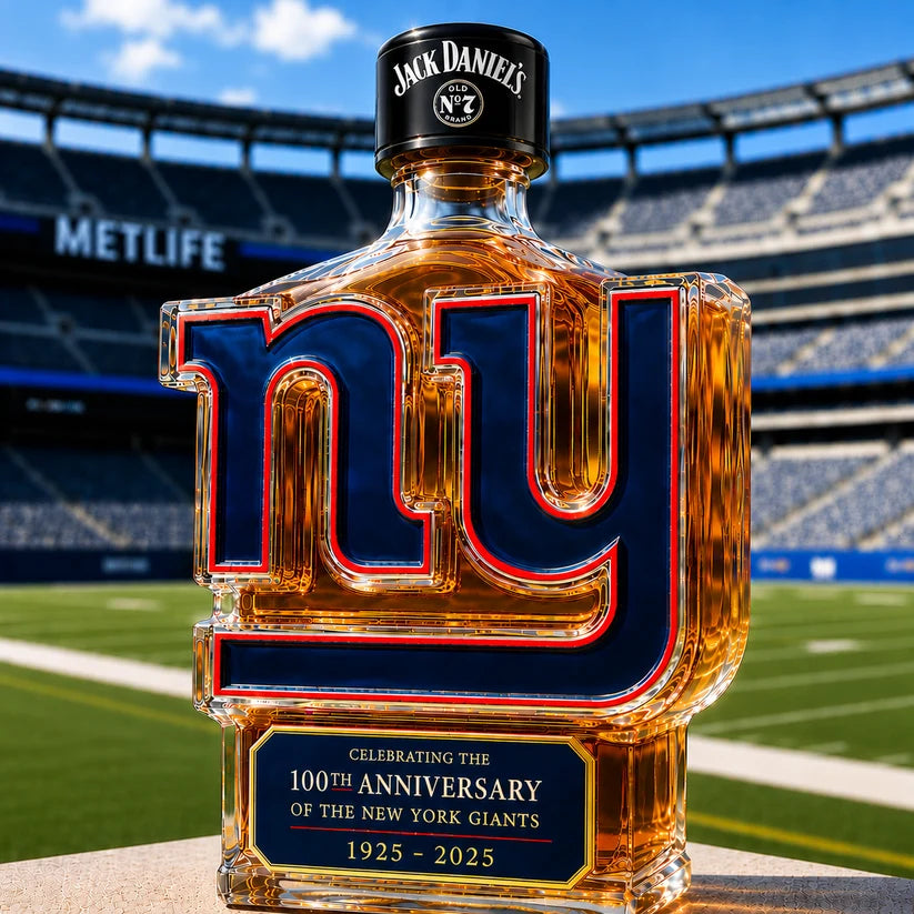 New York Giants 100th Anniversary Whisky Collector's Edition Bottle