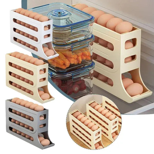 New 4-Layer Height Automatic Roll-Down Egg Dispenser