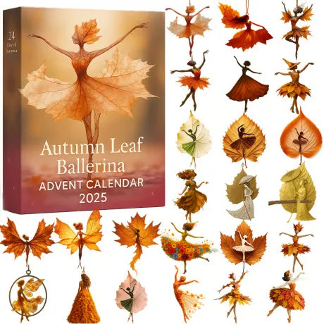 Autumn Leaf Ballerina Advent Calendar