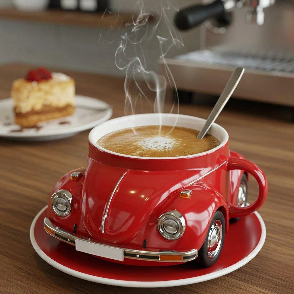 Handmade Beetle Coffee Mug