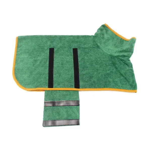 Super absorbent pet bathrobe