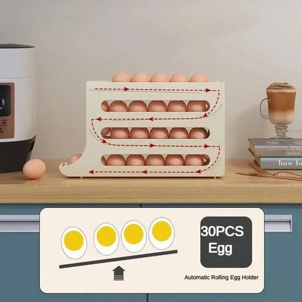 New 4-Layer Height Automatic Roll-Down Egg Dispenser