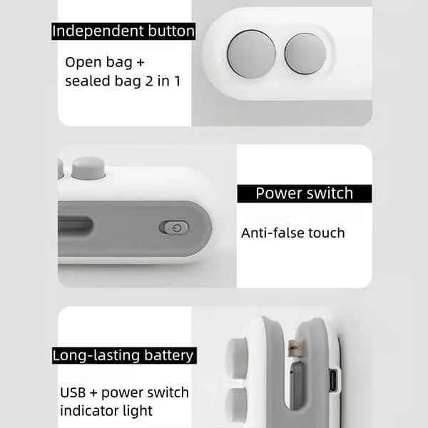 Upgraded Mini Bag Sealer