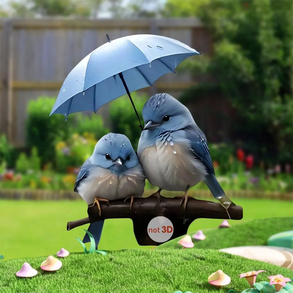 Acrylic Bird Garden Stake