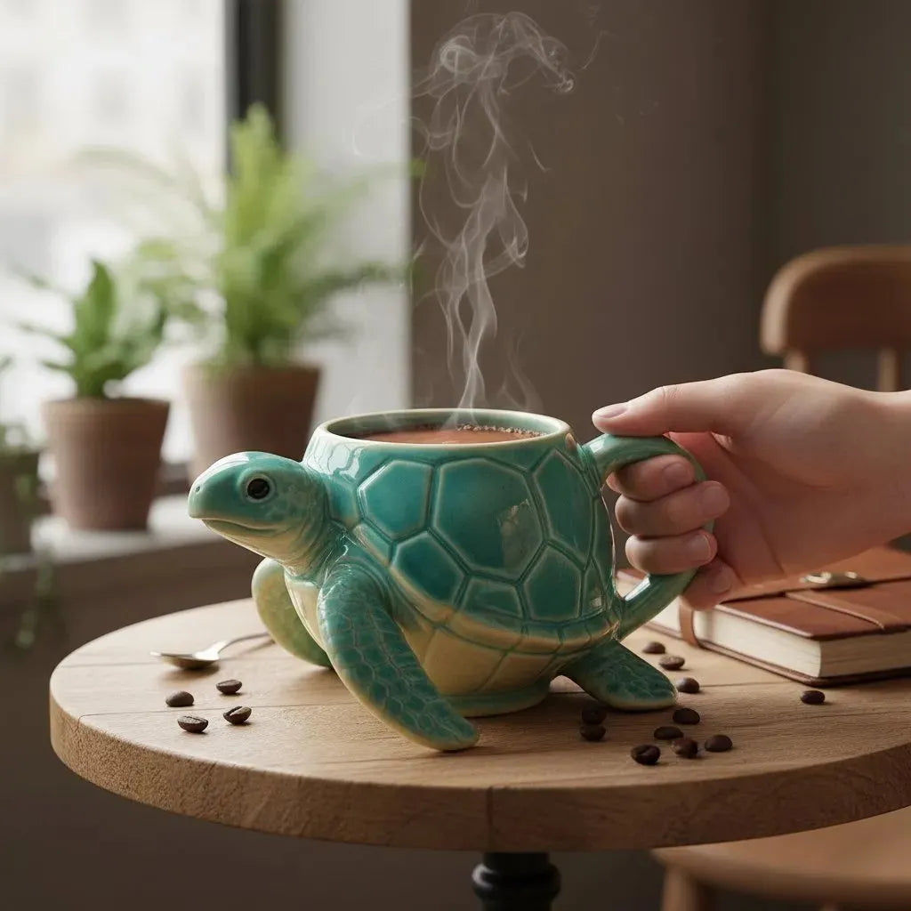 Handmade Sea Turtle Mugs