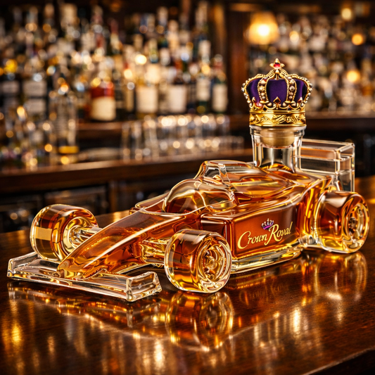 F1 Racing Car Whiskey Bottle