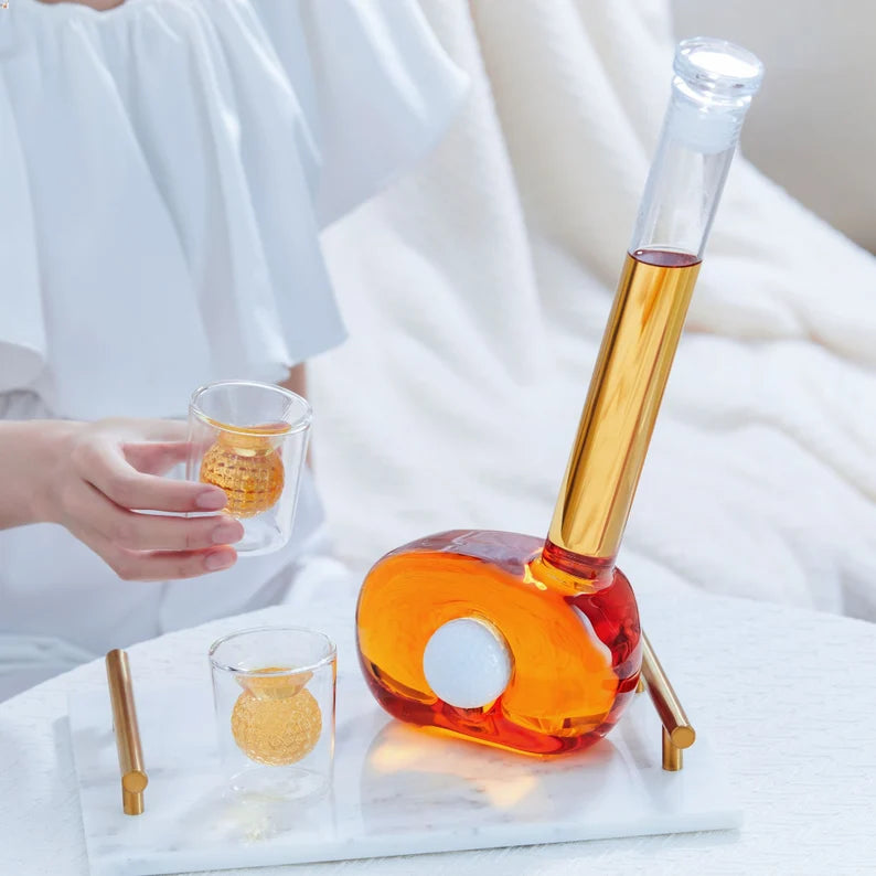 Golf Whiskey Decanter Set