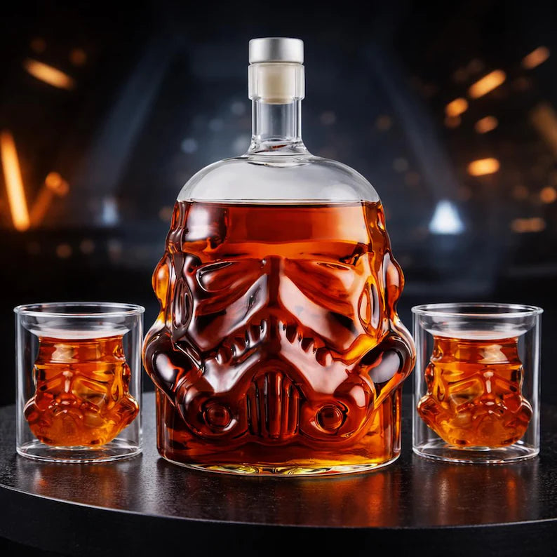 Limited-Edition Stormtrooper Helmet Whiskey Bottle