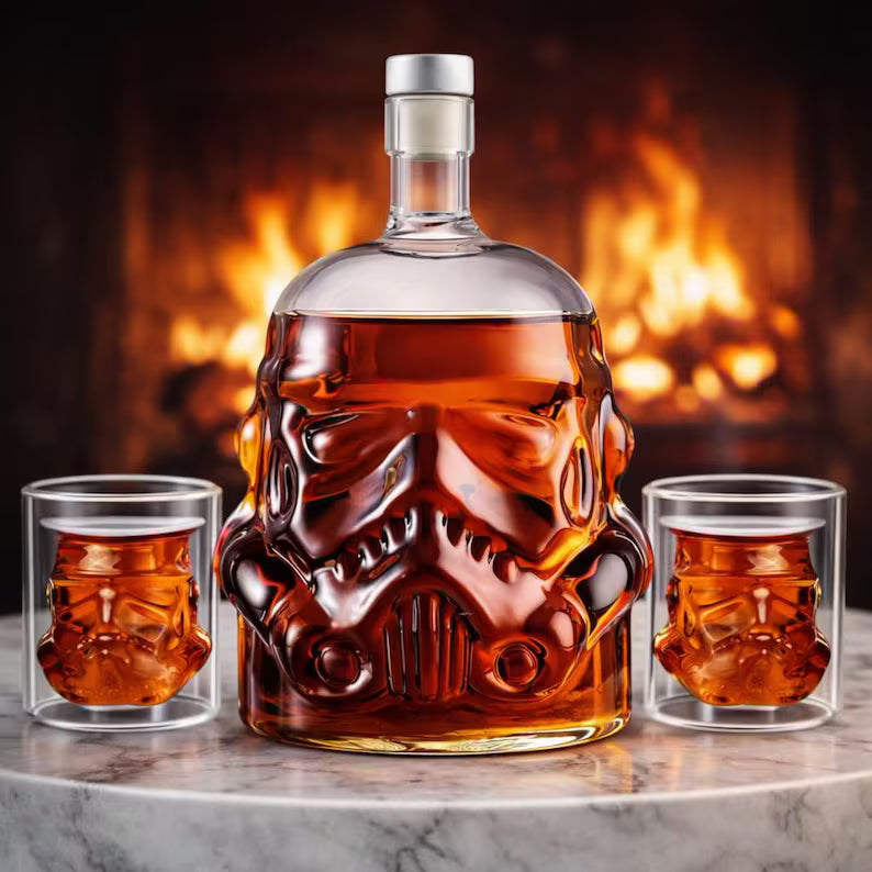 Limited-Edition Stormtrooper Helmet Whiskey Bottle