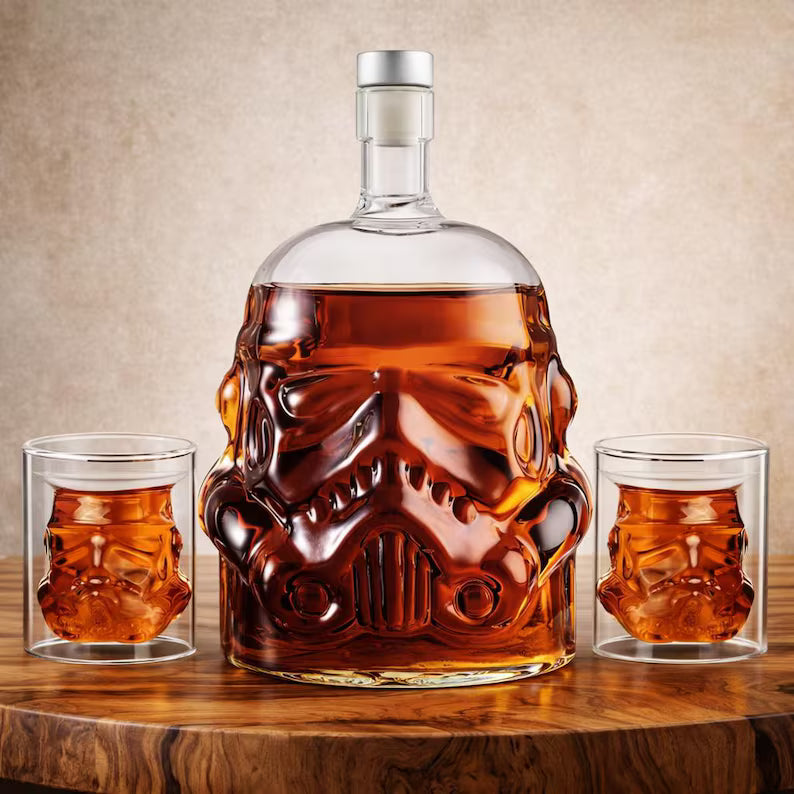 Limited-Edition Stormtrooper Helmet Whiskey Bottle