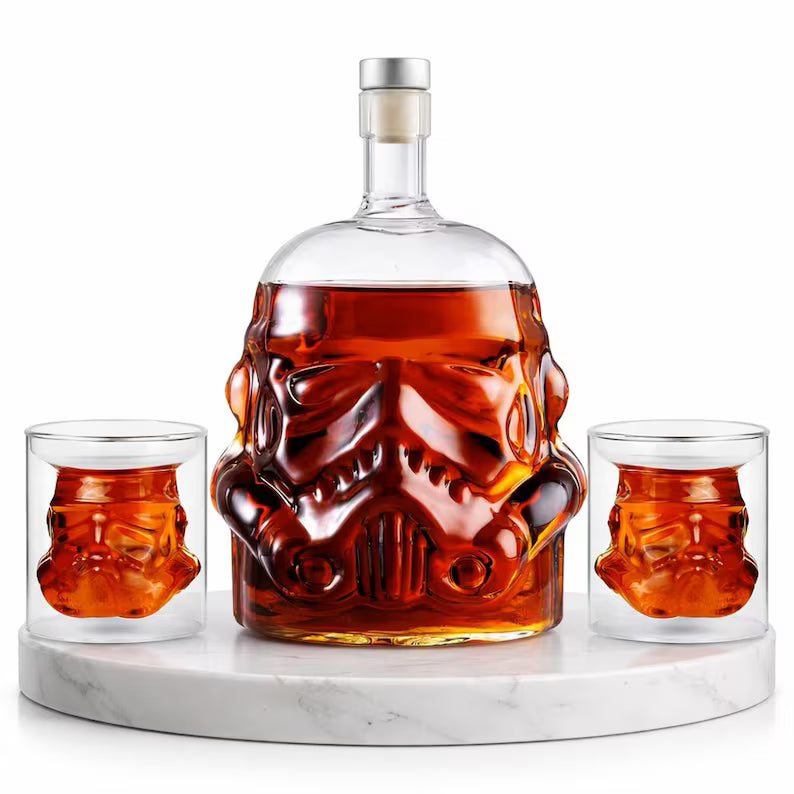 Limited-Edition Stormtrooper Helmet Whiskey Bottle