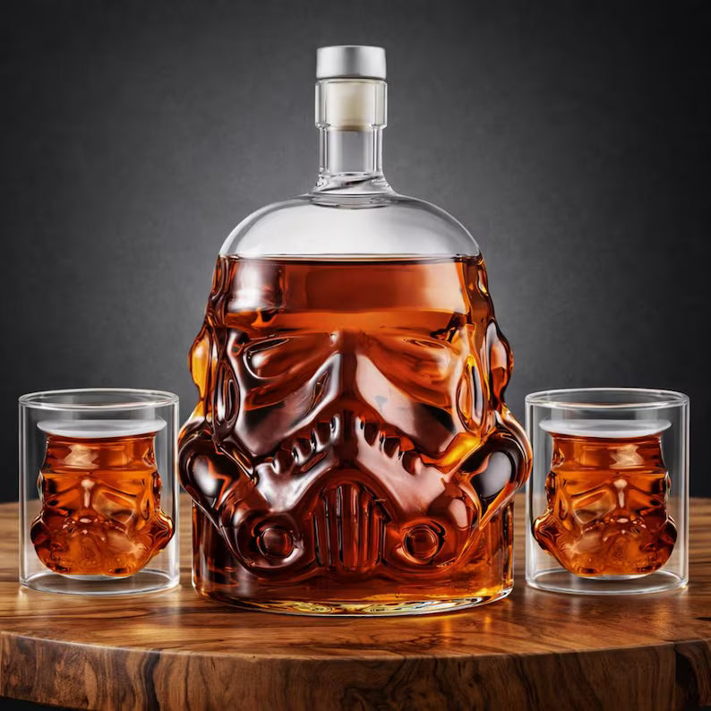 Limited-Edition Stormtrooper Helmet Whiskey Bottle