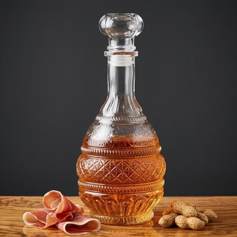 Vintage Crystal Whiskey Decanter