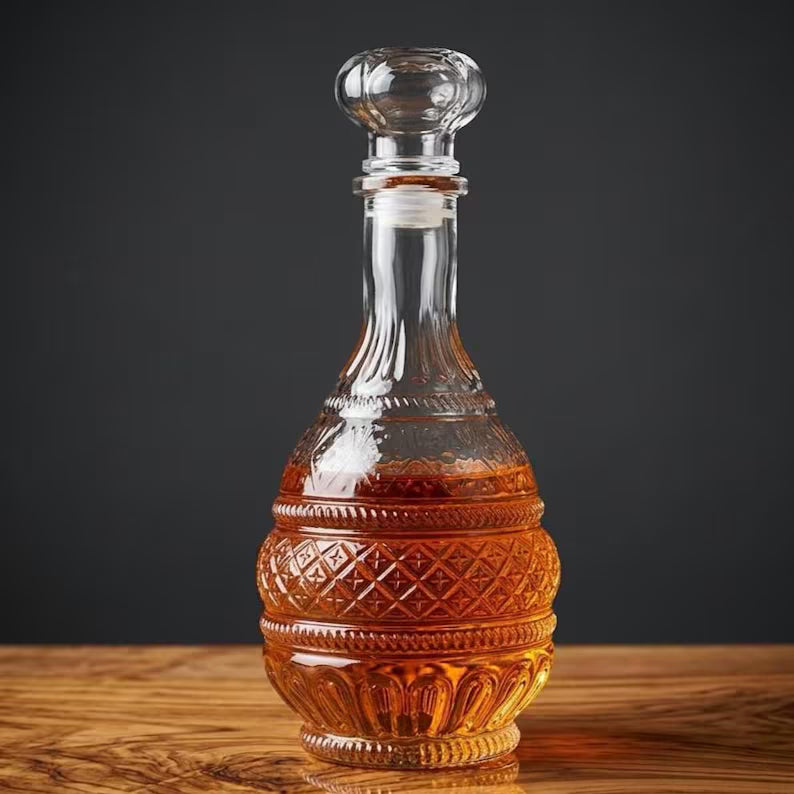 Vintage Crystal Whiskey Decanter
