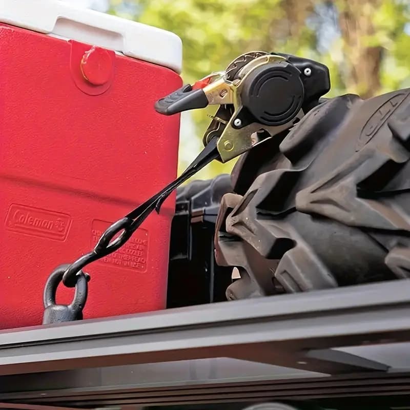 Upgraded 2025 Retractable Ratchet Strap