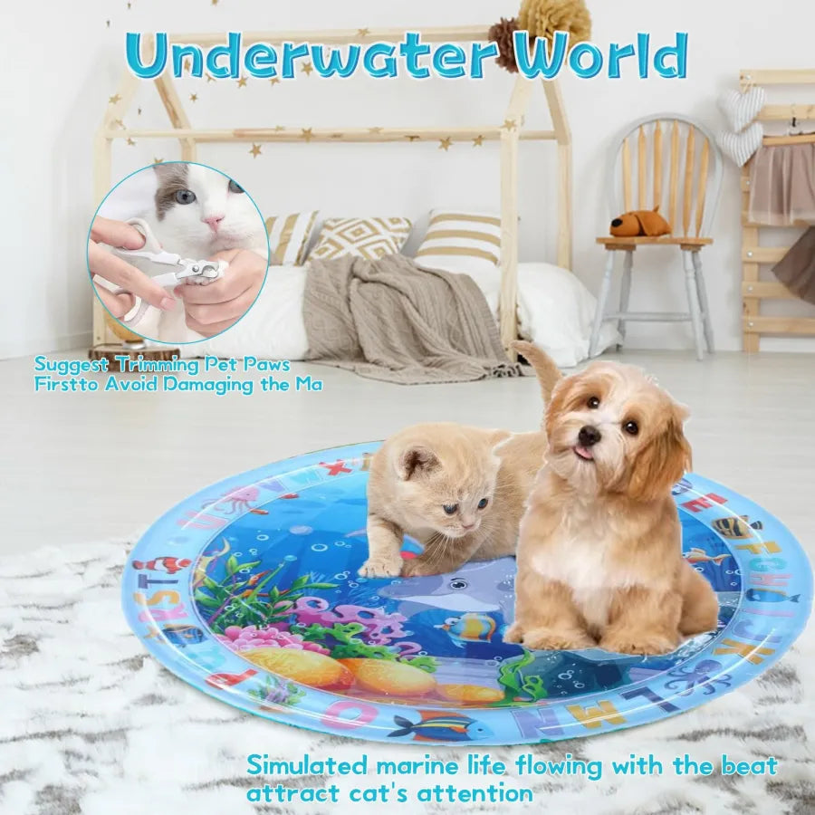 New Thickened Summer Pets Cooling Water Sensory Play Mat