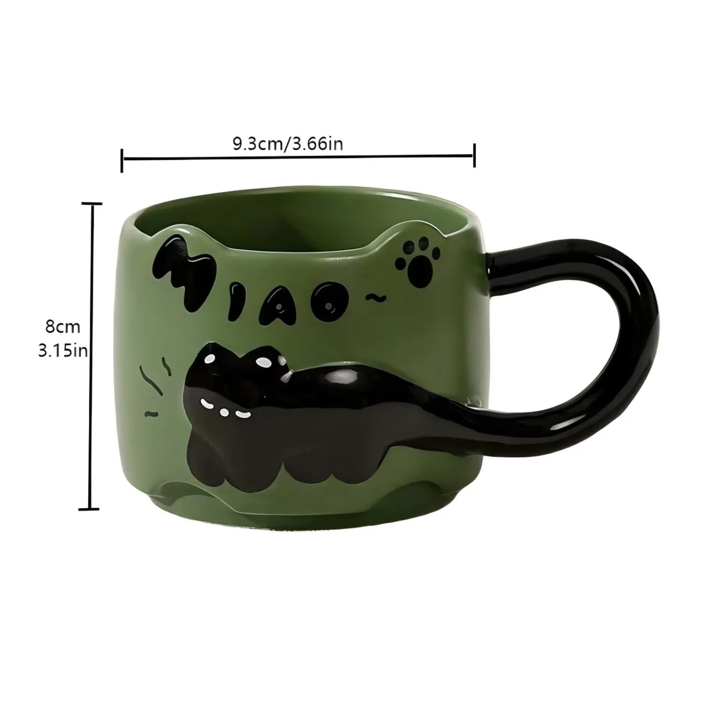 Playful cat coffee Mugs