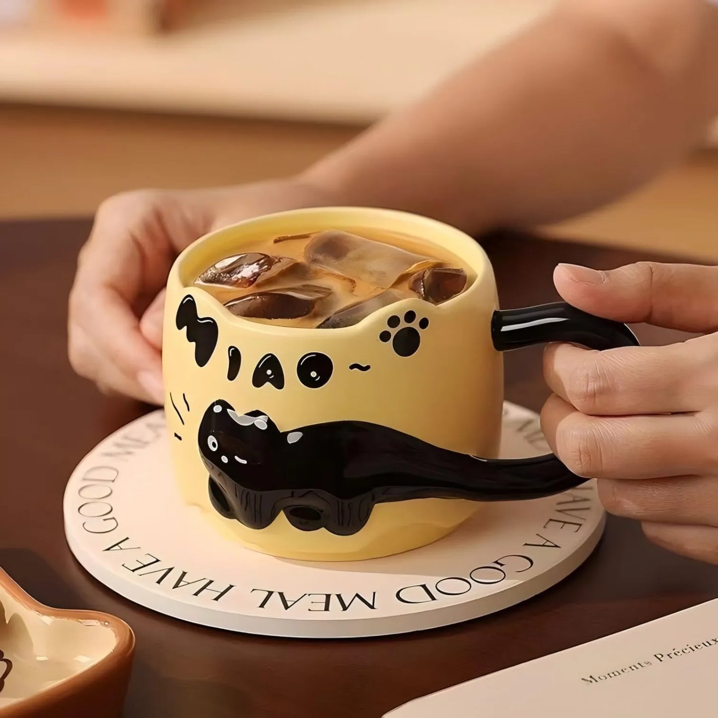 Playful cat coffee Mugs