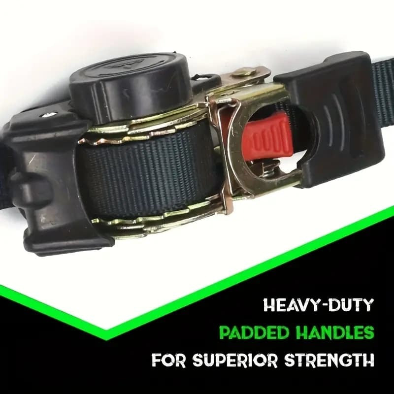 Upgraded 2025 Retractable Ratchet Strap