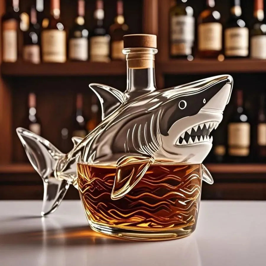 Jaws 50th Anniversary Limited Edition Whiskey Bottle