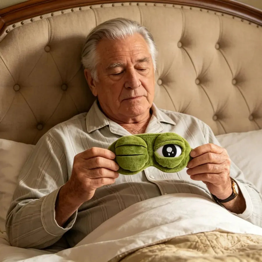 3D Cute Frog Sleep Eye Mask