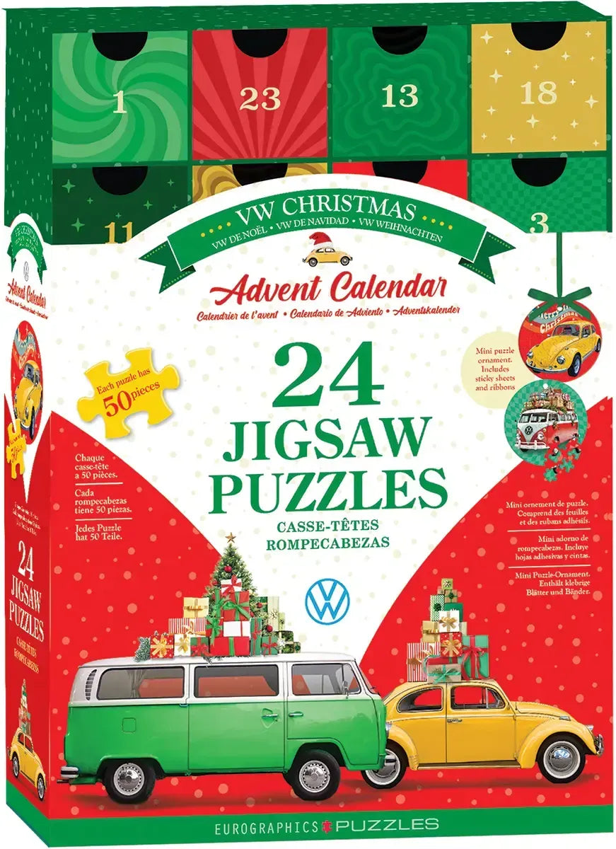 Christmas Advent Calendar Jigsaw Puzzle 1000pcs