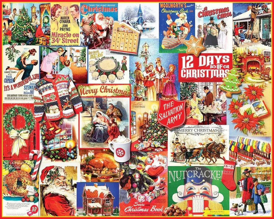 Christmas Advent Calendar Jigsaw Puzzle 1000pcs