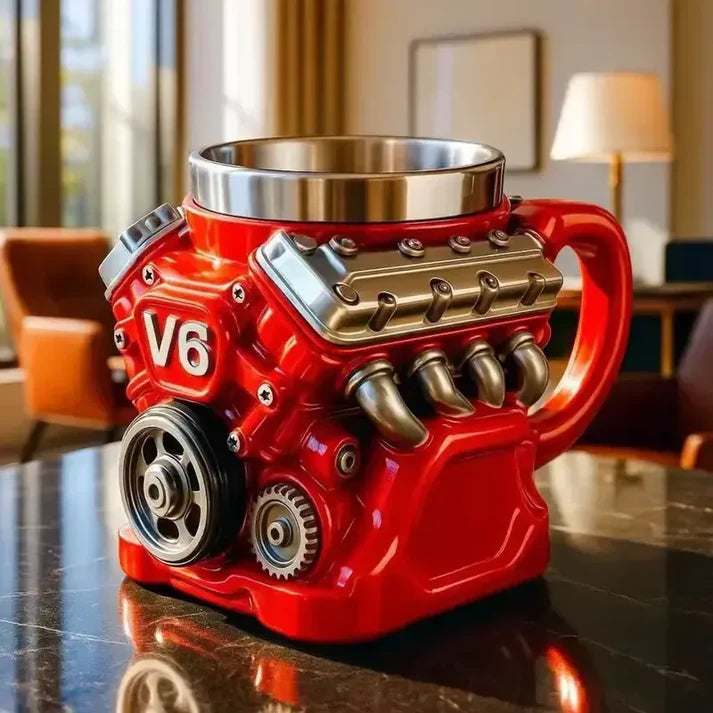 Engine V8 Stainless Steel Mug